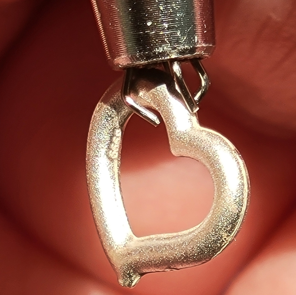 .999 Pure Fine Silver Heart Charm / Pendant